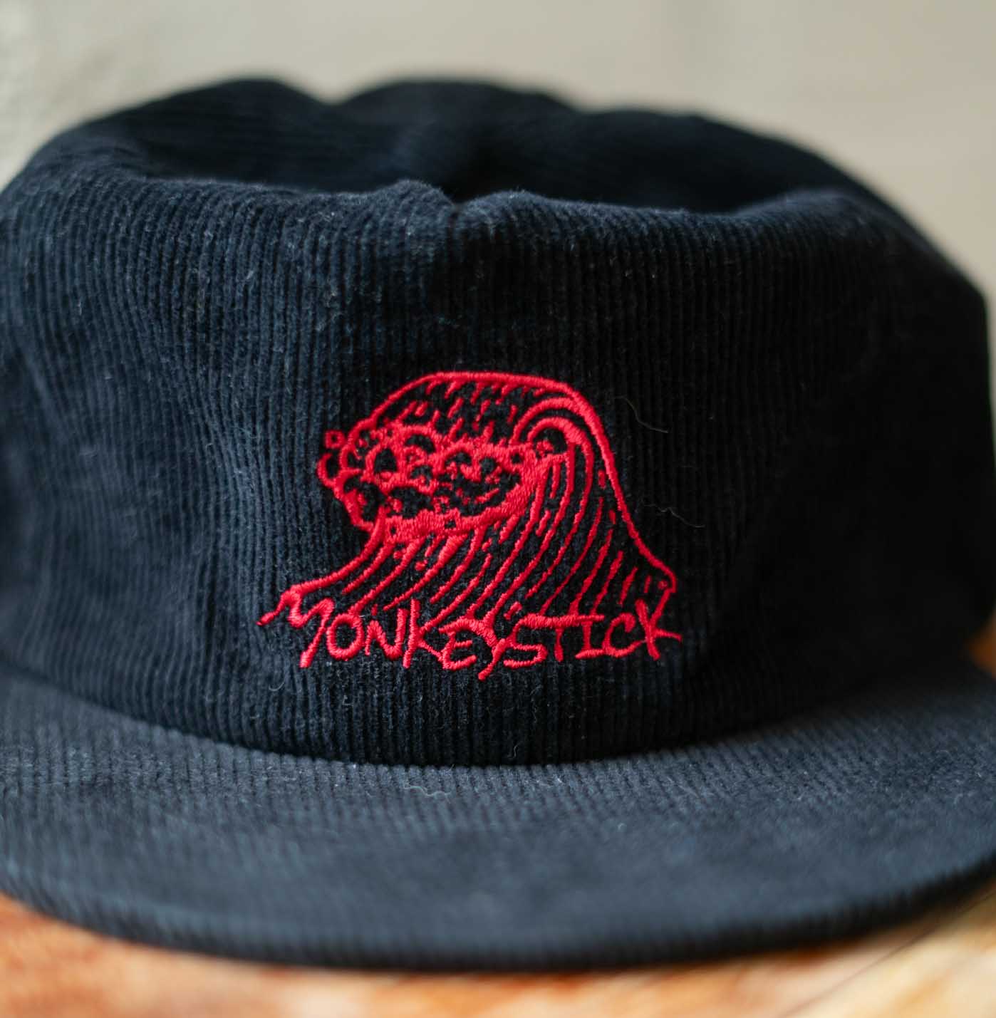 WAVE SKULL CAP - BLACK